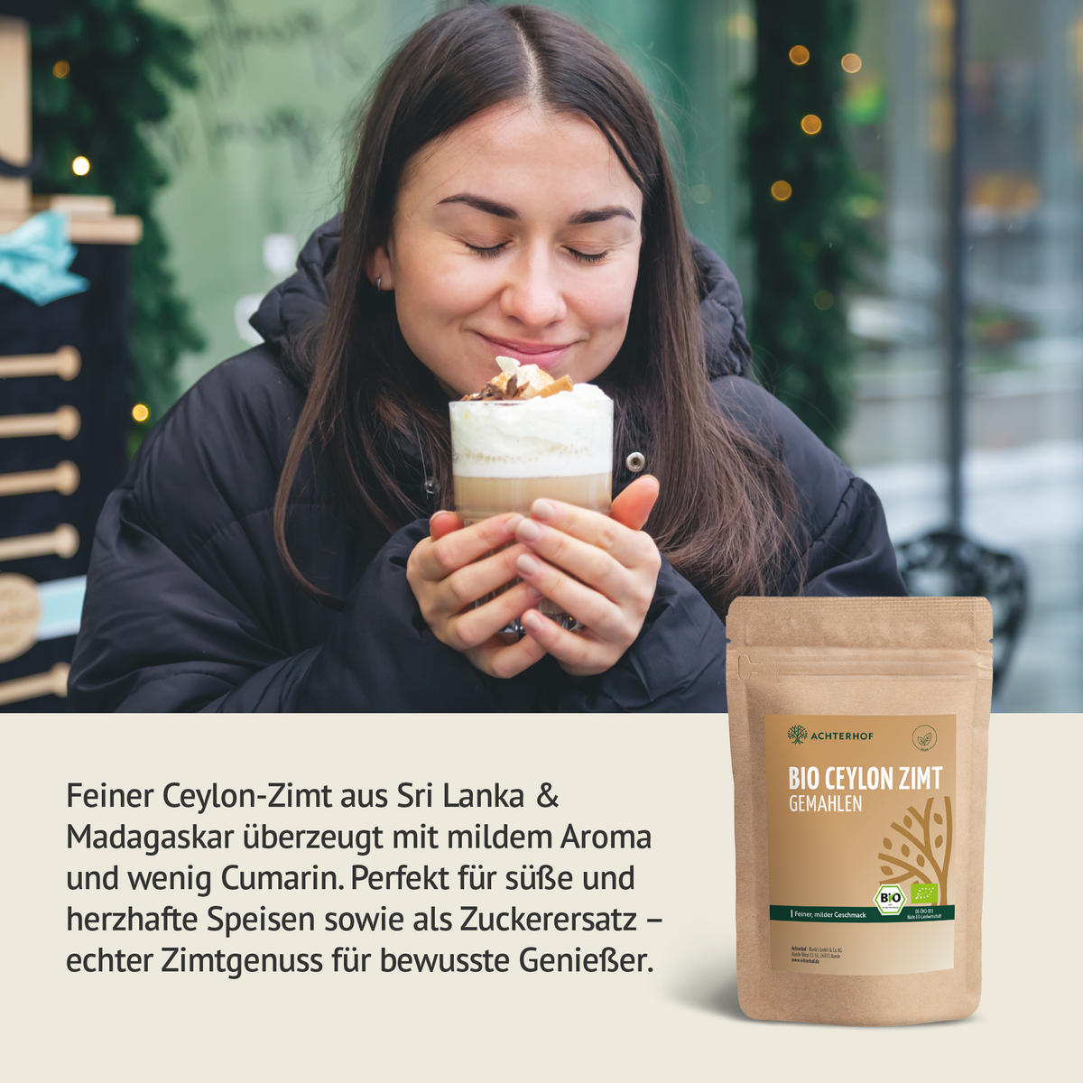 Bio Ceylon Zimt gemahlen (100g)
