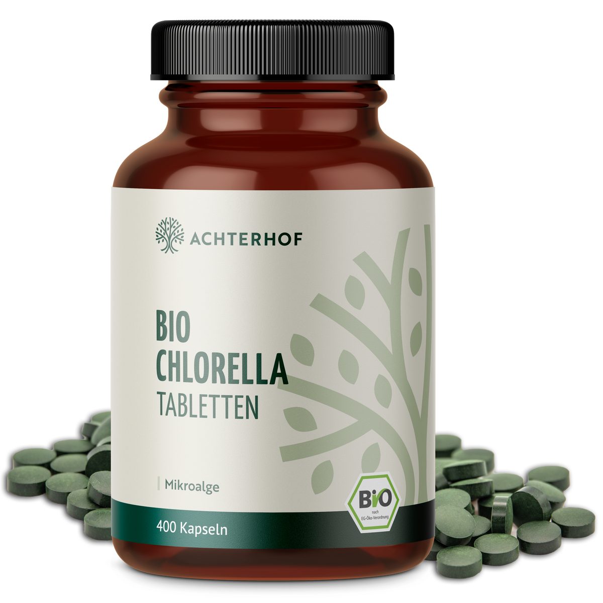 Chlorella Algen Tabletten Bio (400 Tabletten)