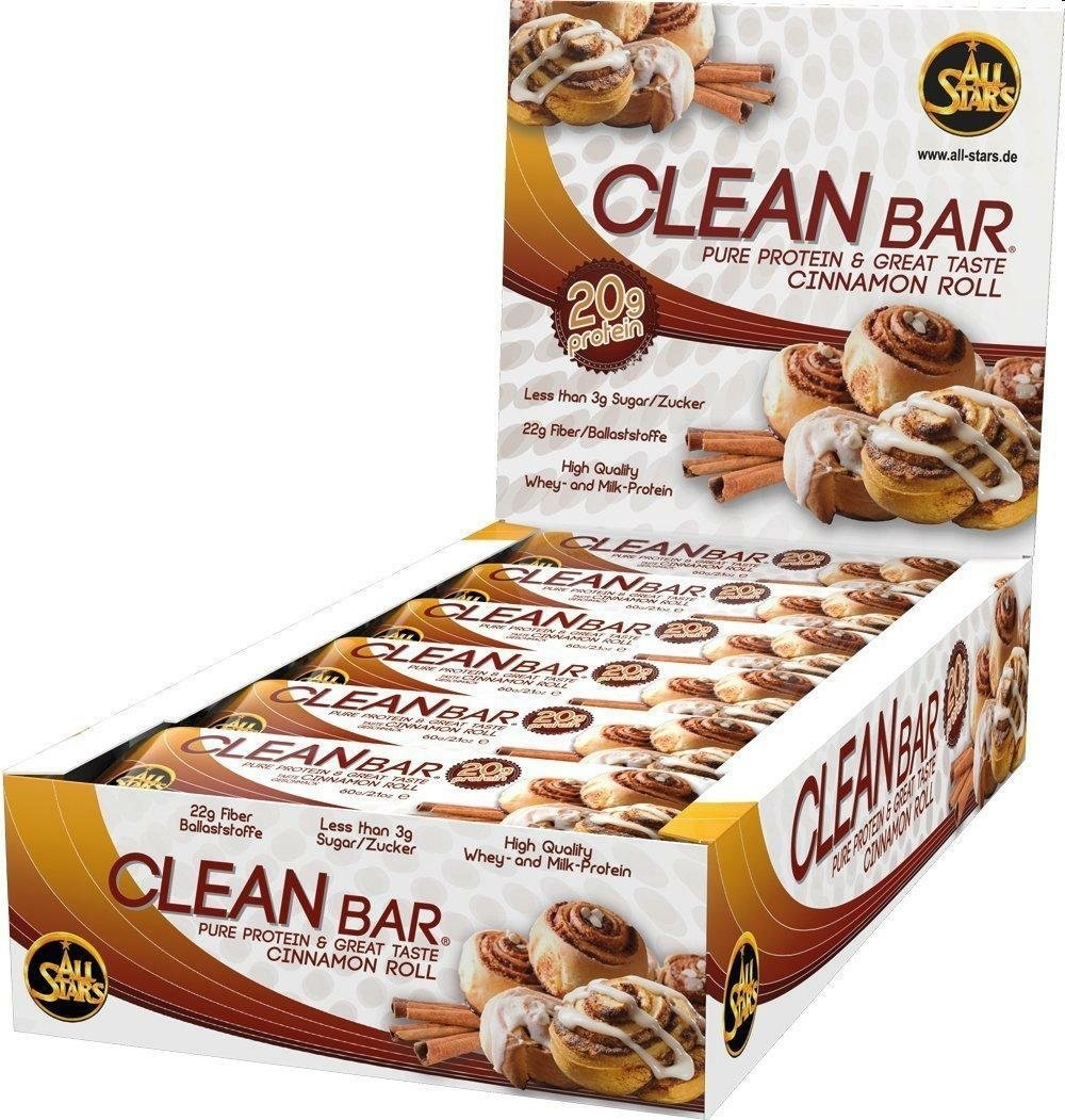 Clean Bar (18x45g) Cinnamon Roll