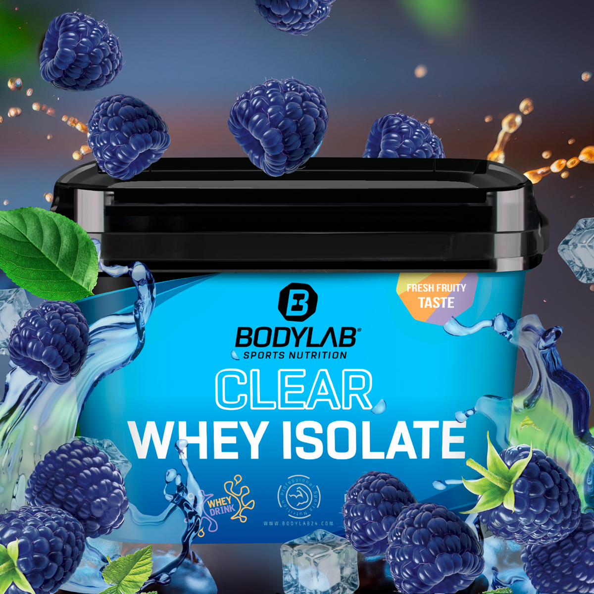 Clear Whey Isolate (960g) Blue Raspberry
