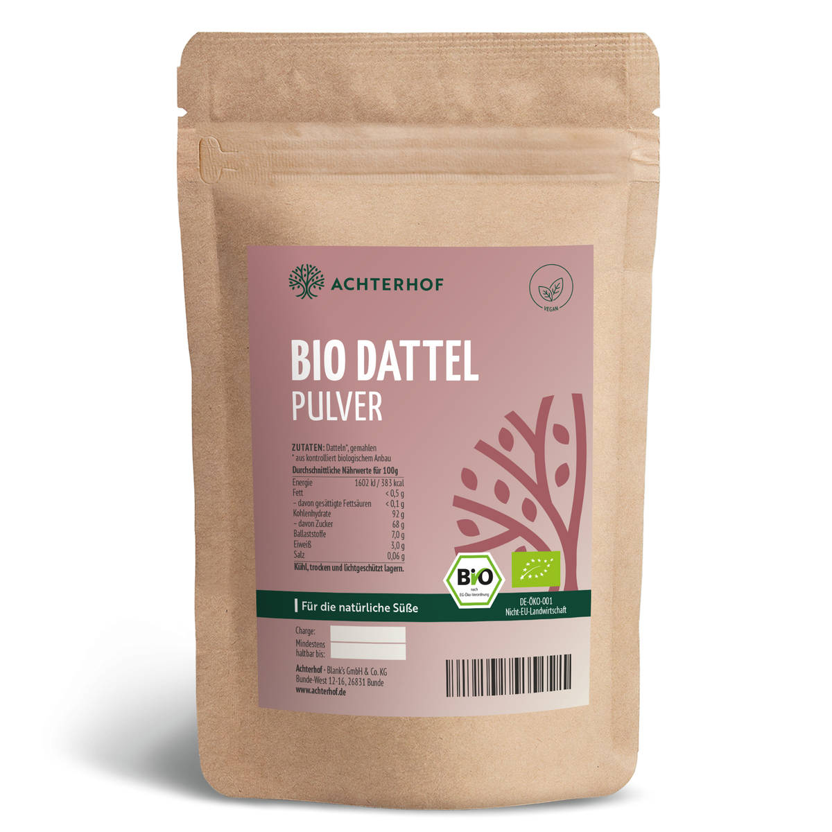 Bio Dattel Pulver (250g)