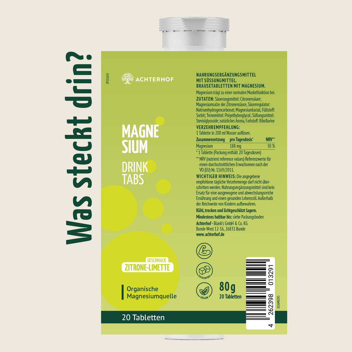 Magnesium Drink Tabs (20 Brausetabletten)