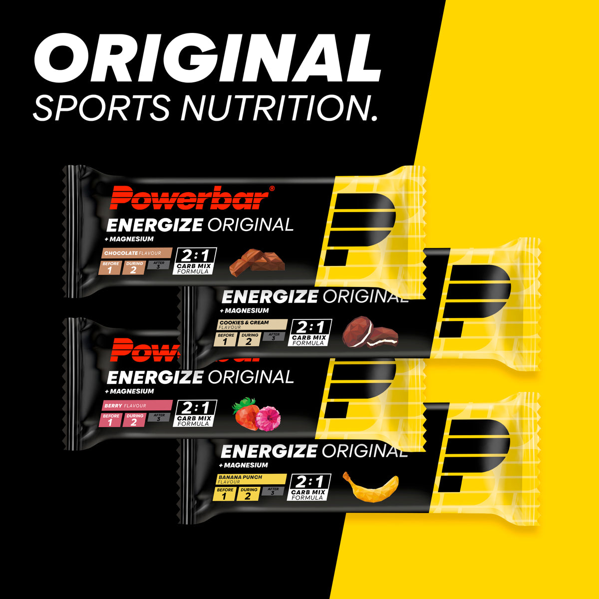Energize Original Bar (15x55g) Banana Punch