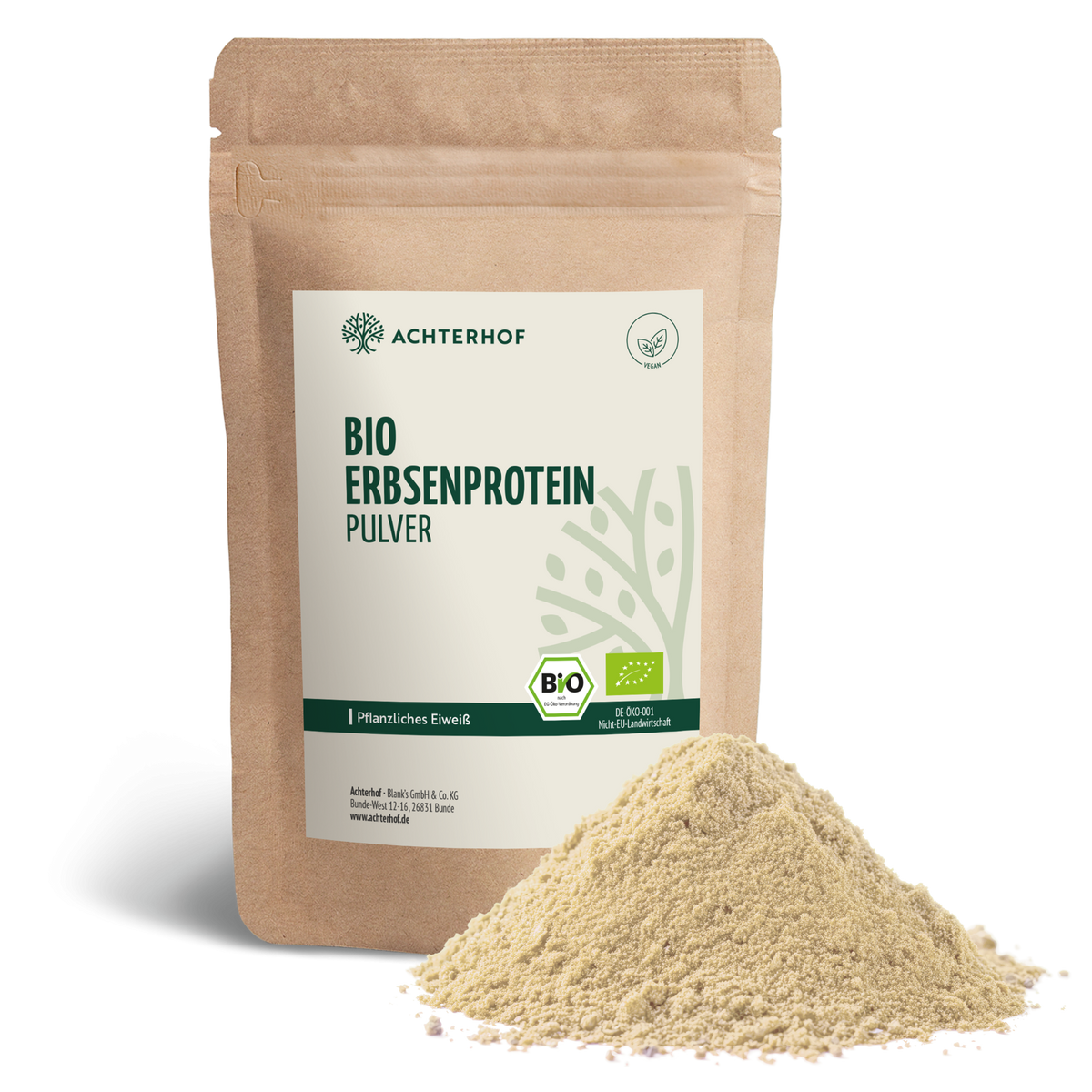 Bio Erbsenprotein Pulver (500g)