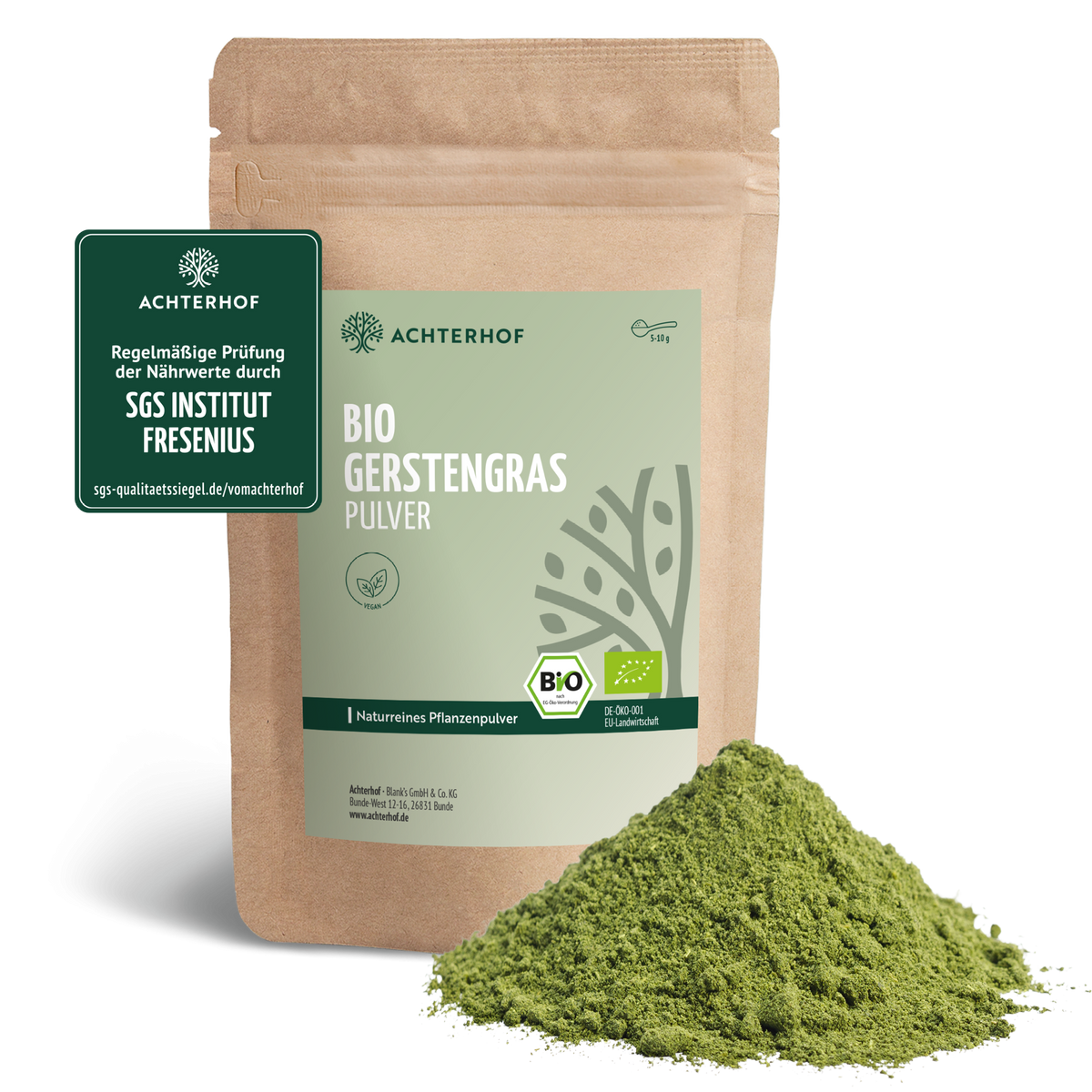 Gerstengras Pulver Bio (1000g)