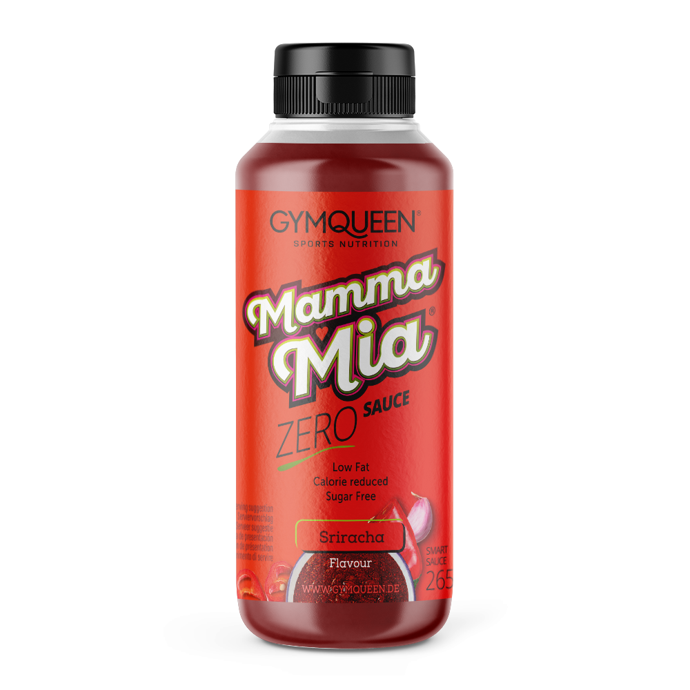 GymQueen Mamma Mia Zero Saucen (265ml) Sriracha Chilli-Sauce