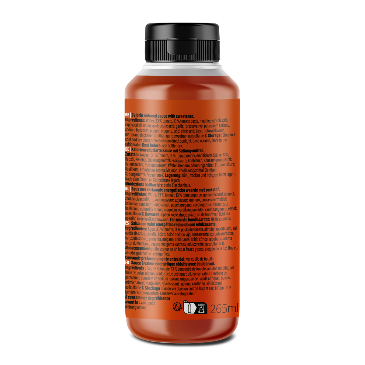 GymQueen Mamma Mia Zero Saucen (265ml) Bolognesesauce