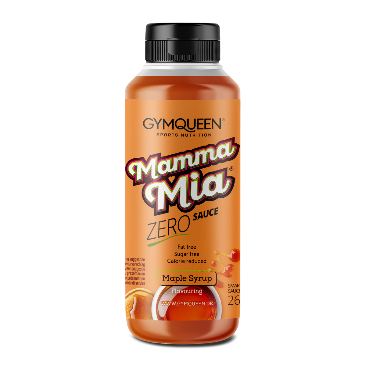GymQueen Mamma Mia Zero Saucen (265ml) Ahorn Sirup