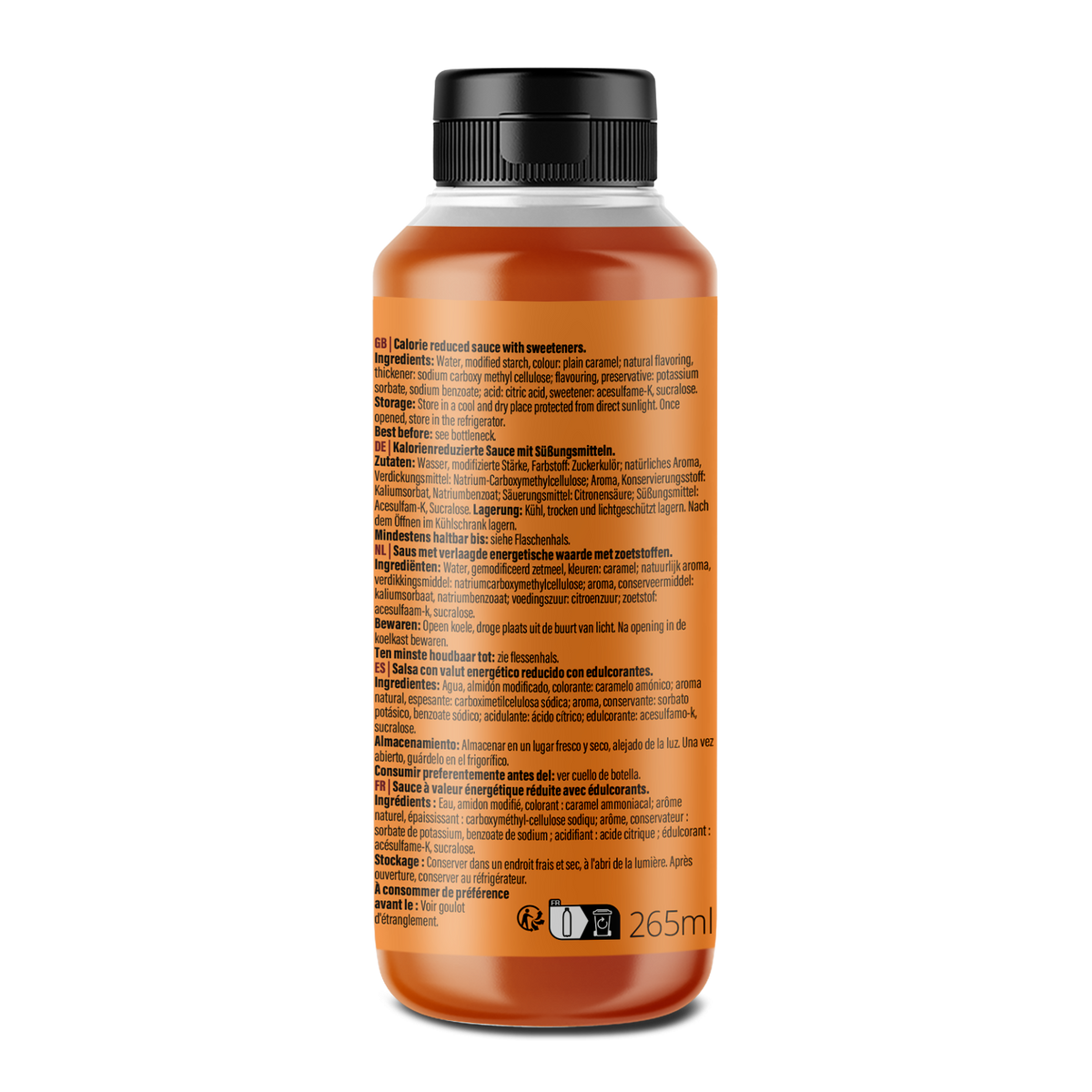 GymQueen Mamma Mia Zero Saucen (265ml) Ahorn Sirup