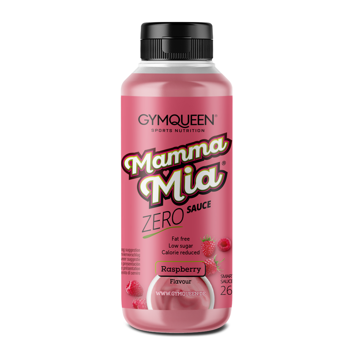 GymQueen Mamma Mia Zero Saucen (265ml) Himbeere