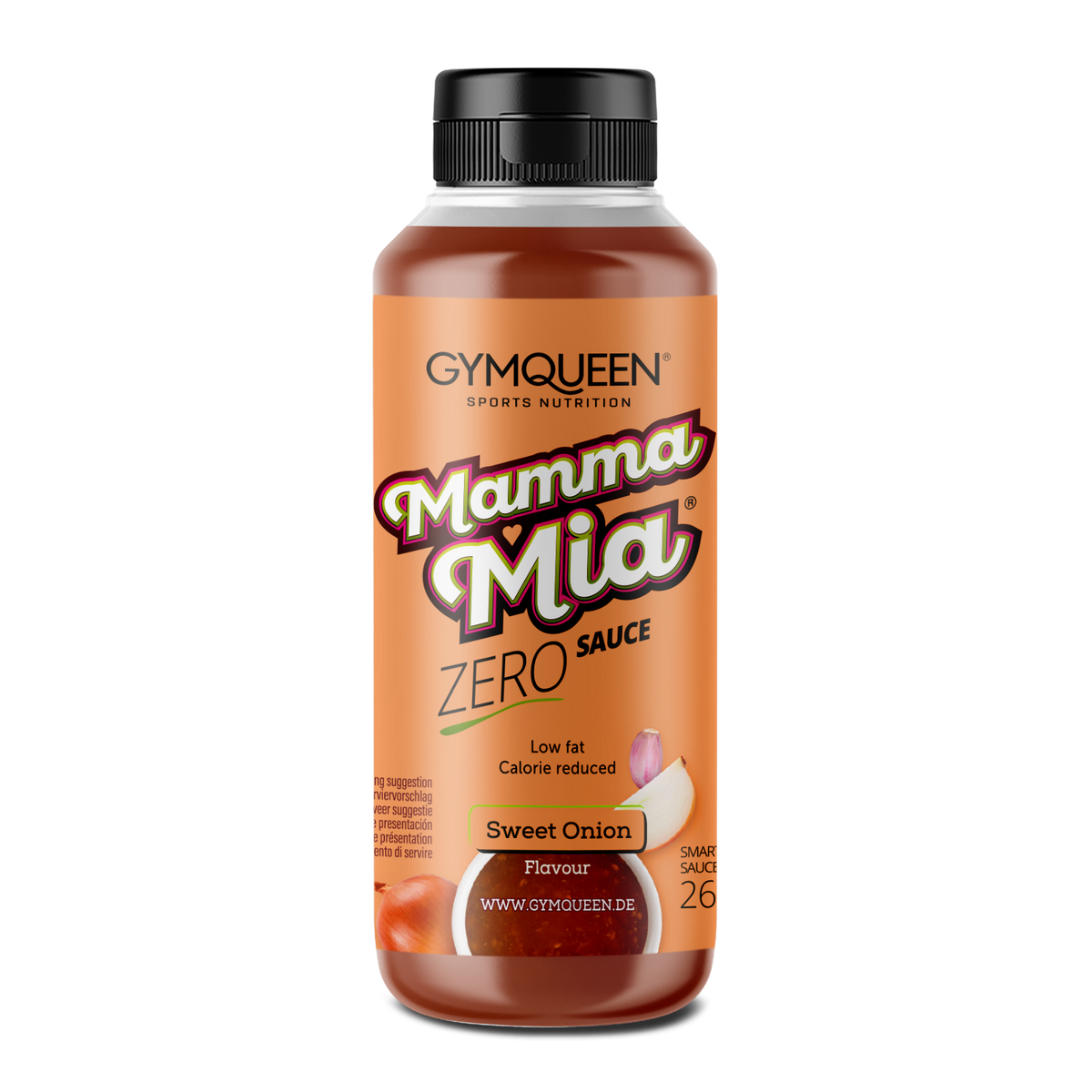 GymQueen Mamma Mia Zero Saucen (265ml) süße Zwiebelsauce