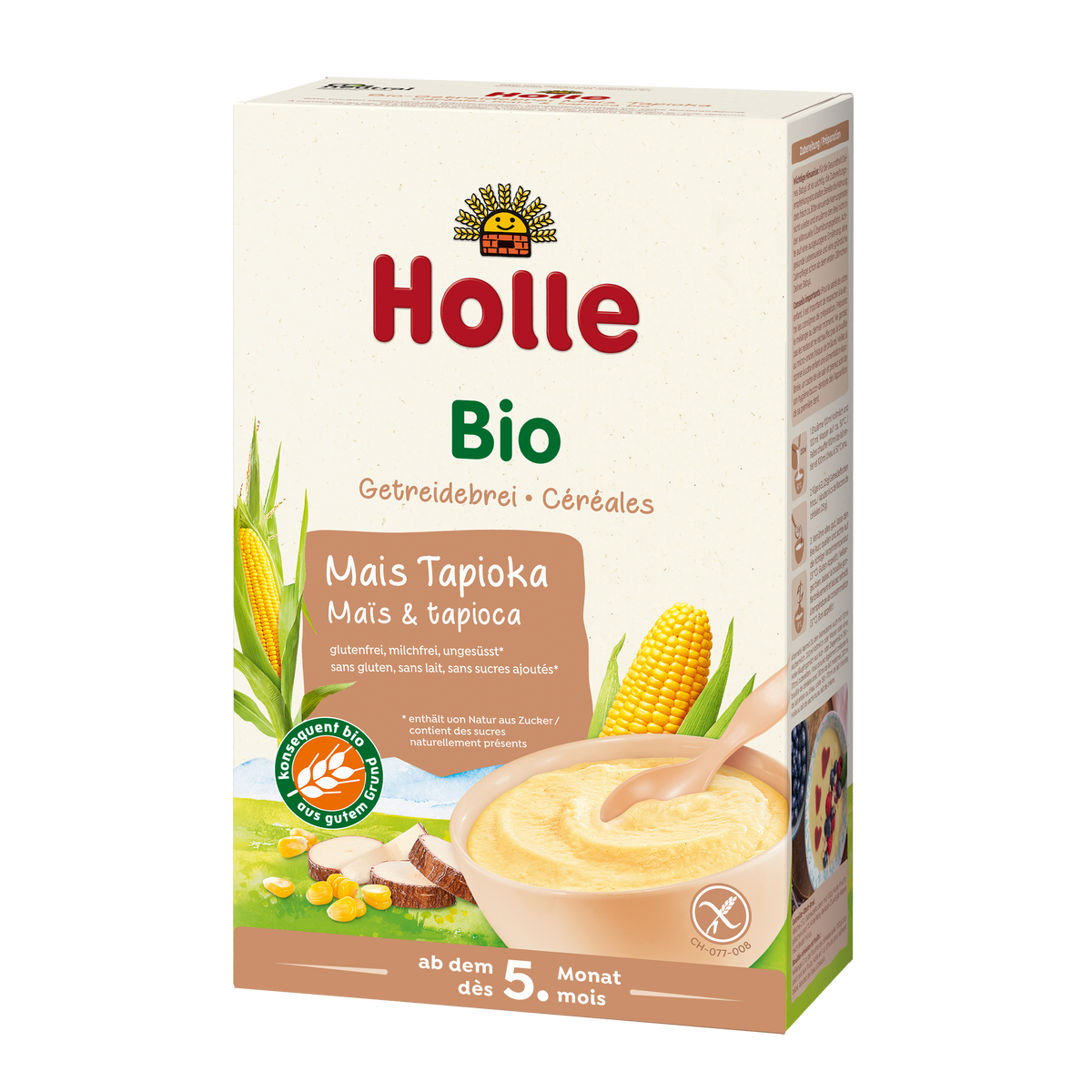 Bio-Babybrei ab dem 5. Monat (250g) Mais Tapioka
