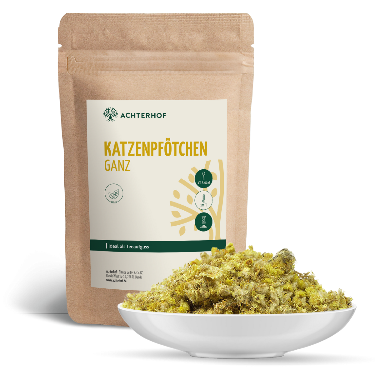 Katzenpfötchen ganz (100g)