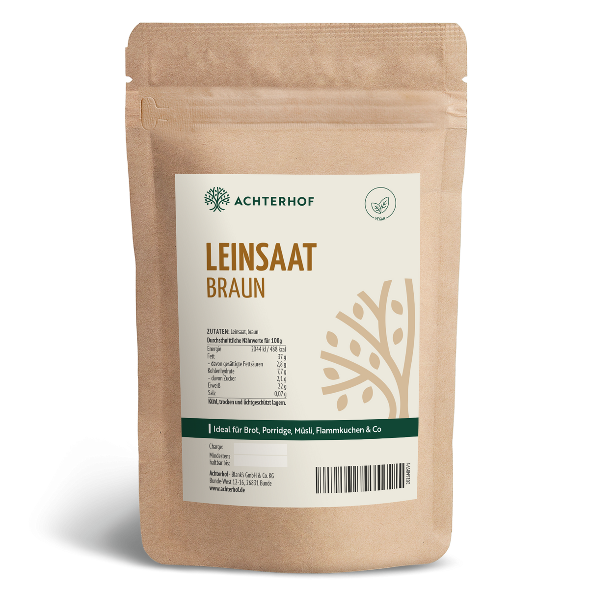 Leinsaat braun (1000g)