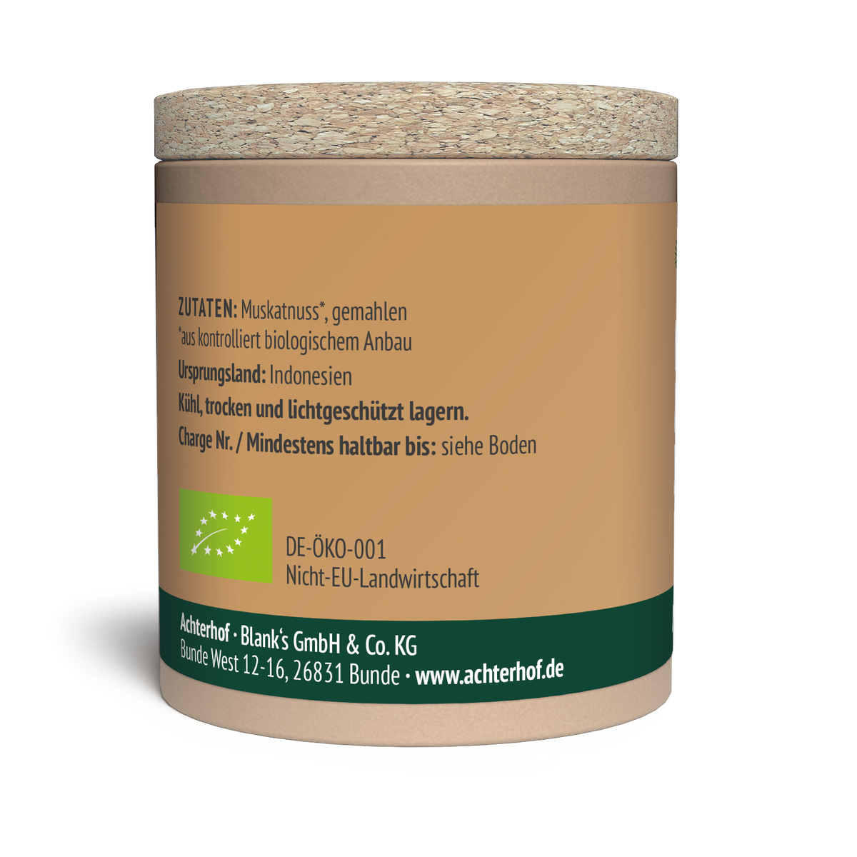 Muskatnuss gemahlen Bio (35g)