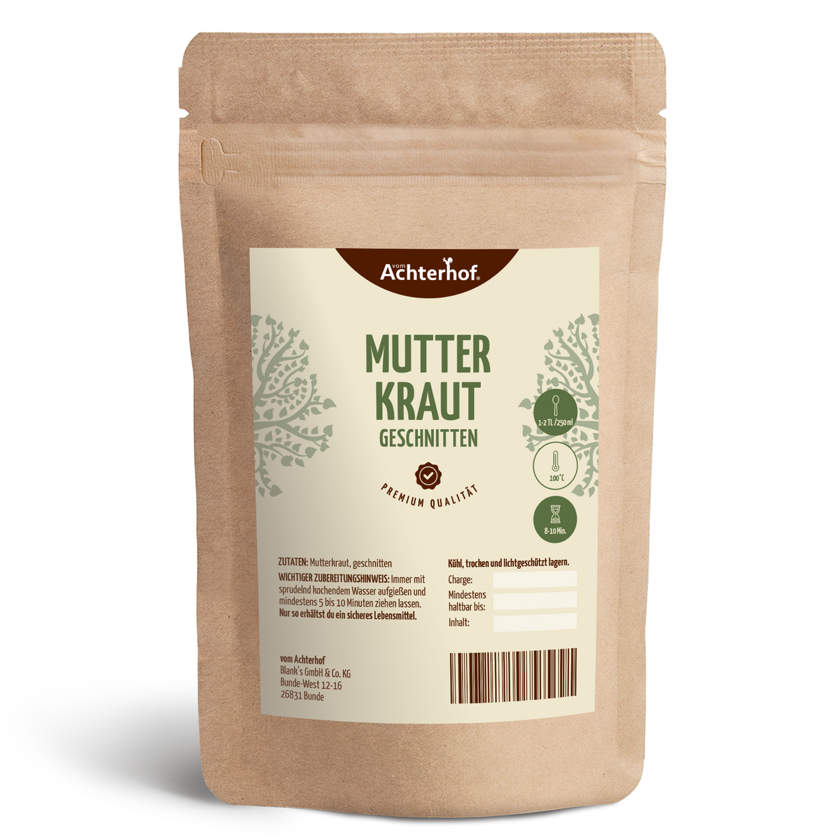 Mutterkraut geschnitten (500g)