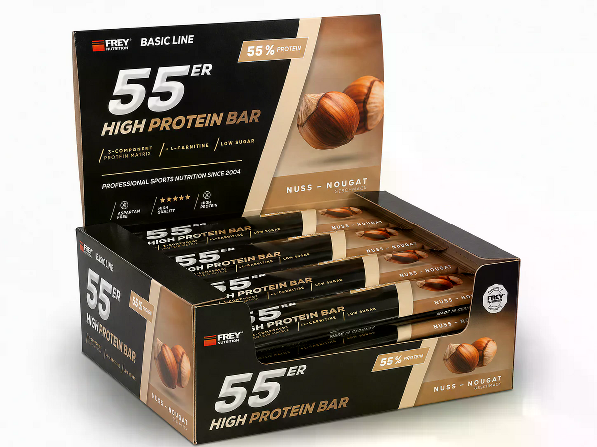 Proteinriegel 55er (20x50g) Nuss-Nougat
