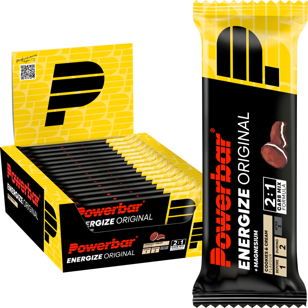 Energize Original Bar (15x55g) Cookies & Cream