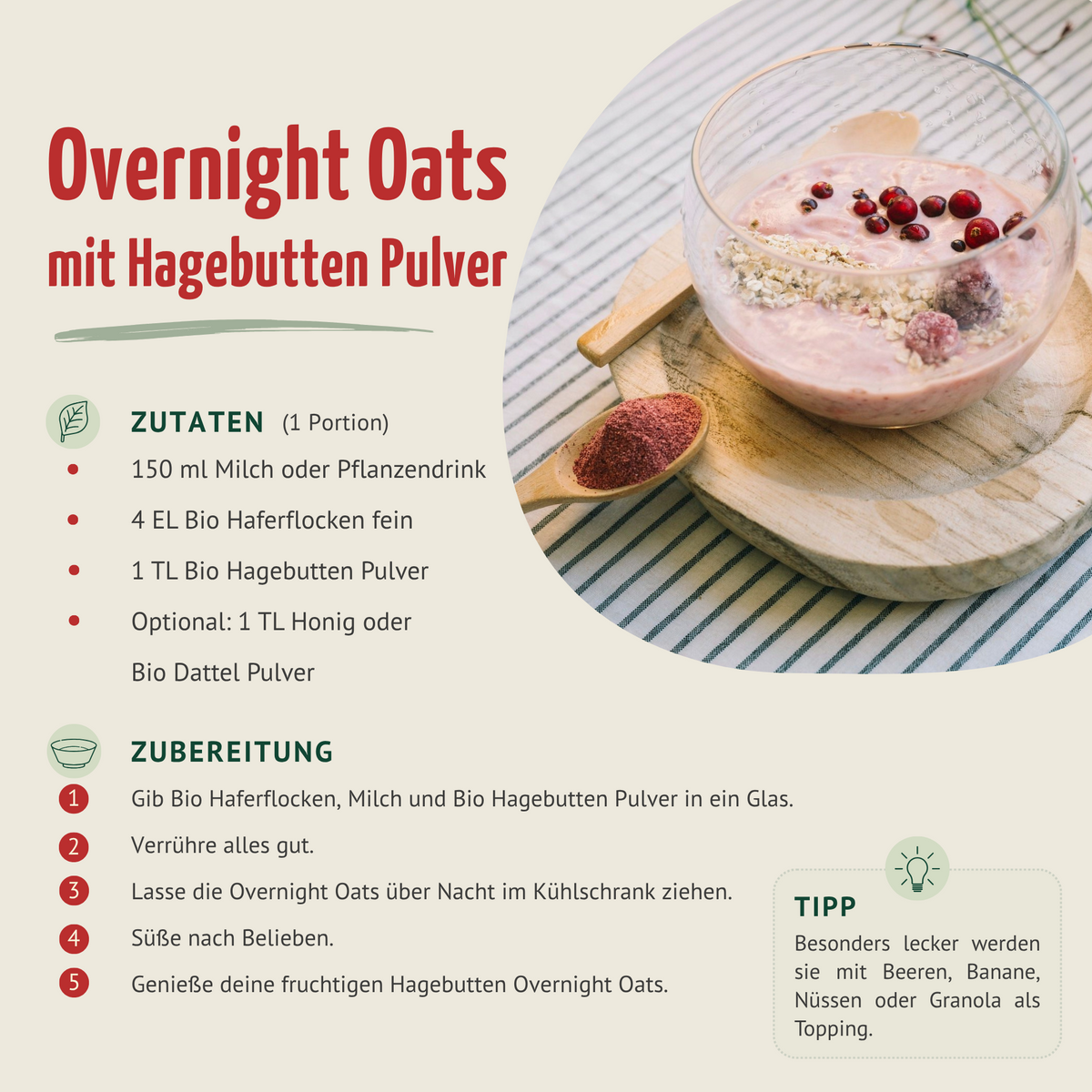 Hagebuttenpulver Bio (500g)