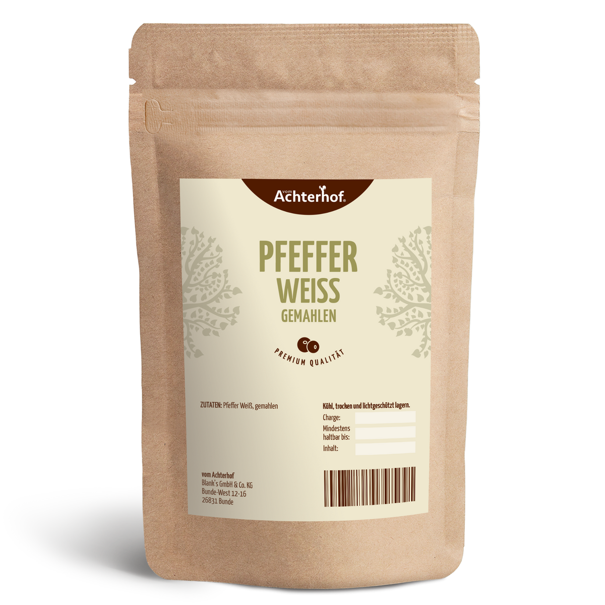 Pfeffer weiß gemahlen (250g)