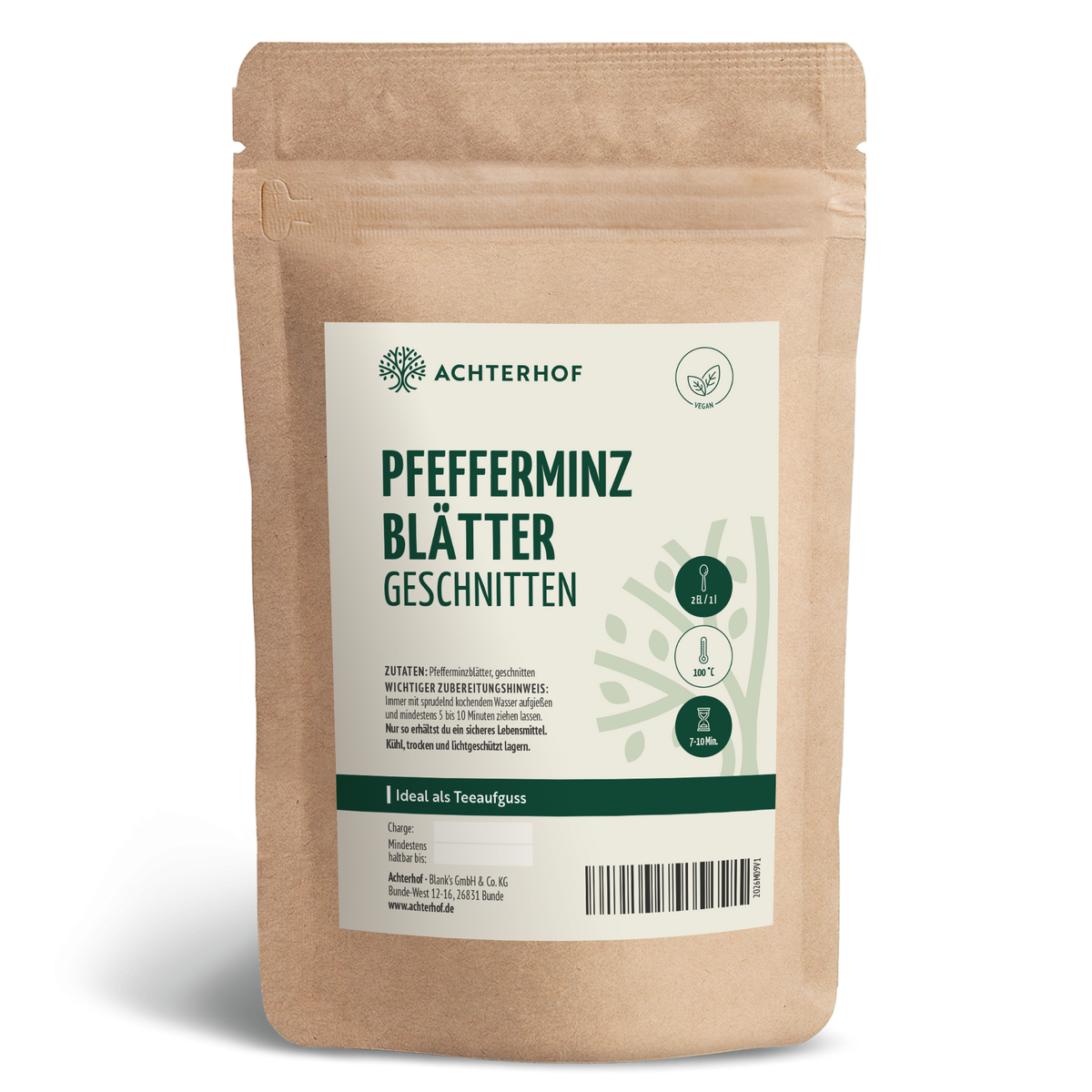 Pfefferminzblätter geschnitten (1000g)