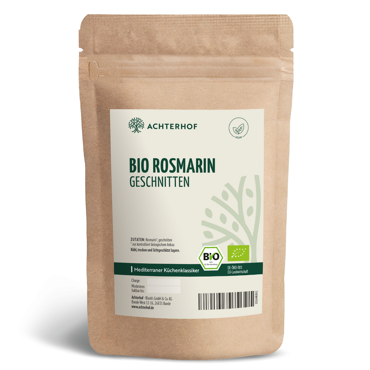 Bio Rosmarin geschnitten (100g)
