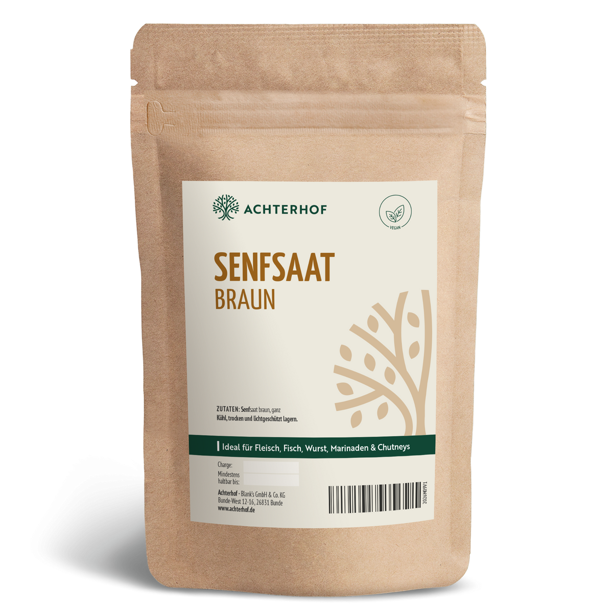 Senfsaat braun ganz (500g)