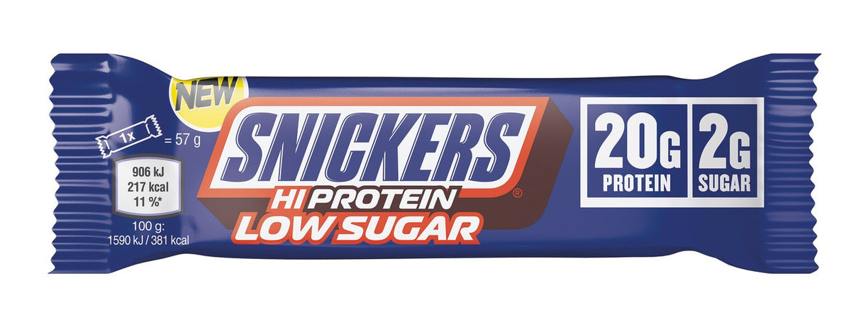 Snickers Low Sugar High Protein Bar (12x57g) Milk Chocolate