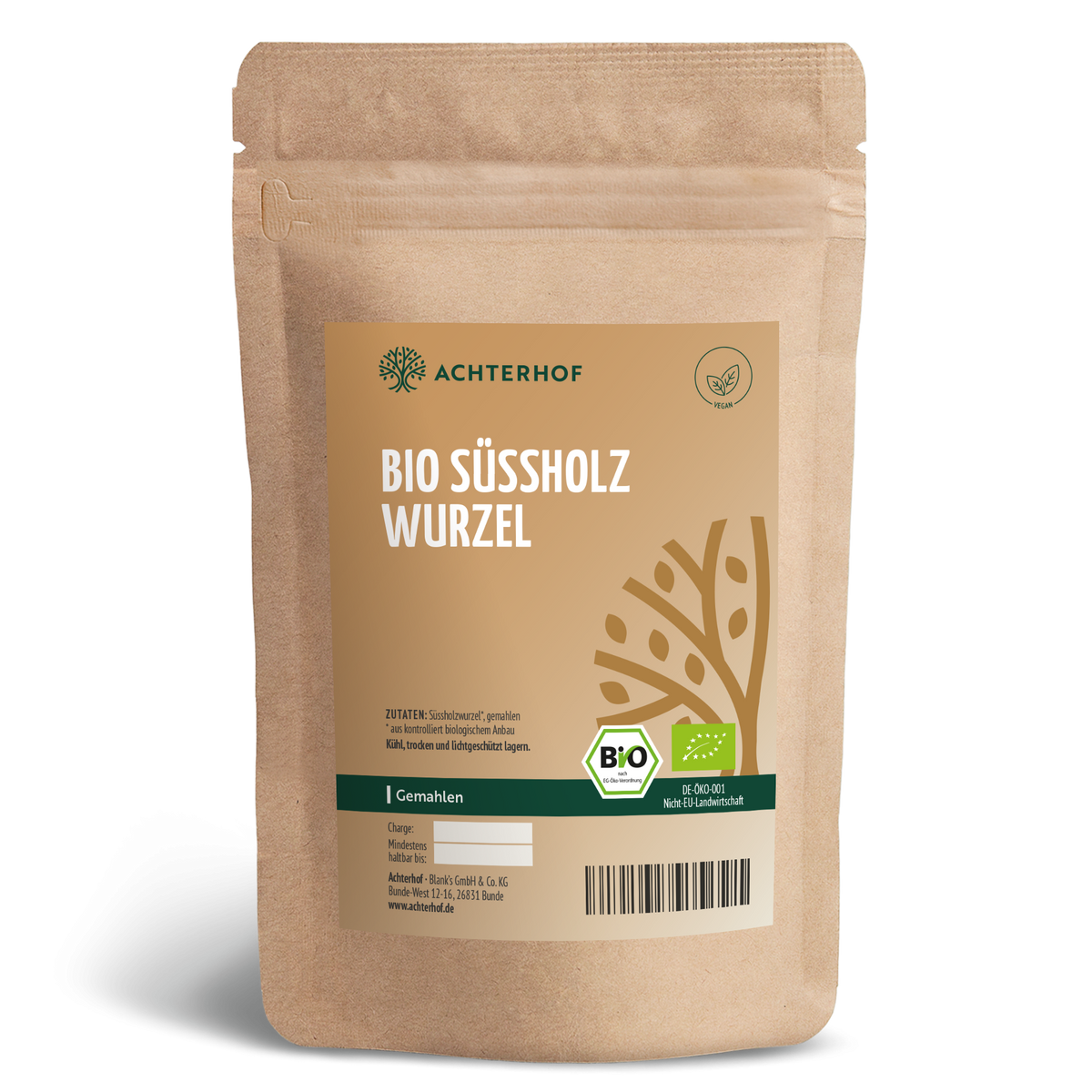 Bio Süßholzwurzel gemahlen (250g)