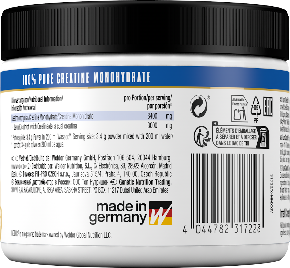 Pure Creatine Creapure® (250g)
