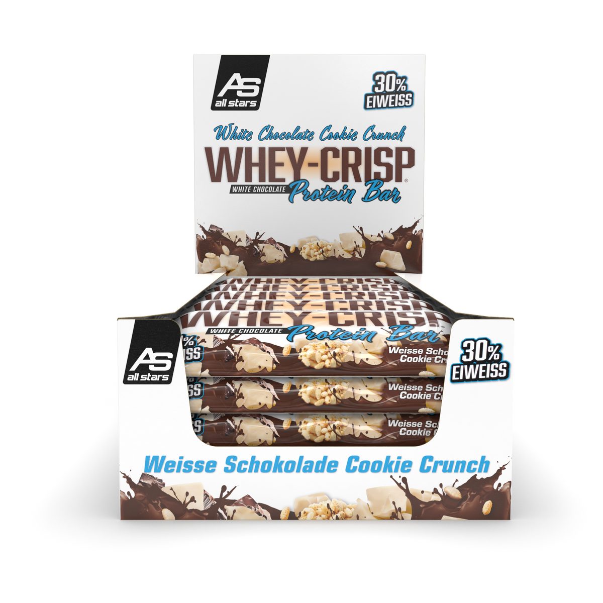Whey-Crisp Bar (25x50g) White Chocolate Cookie Crunch